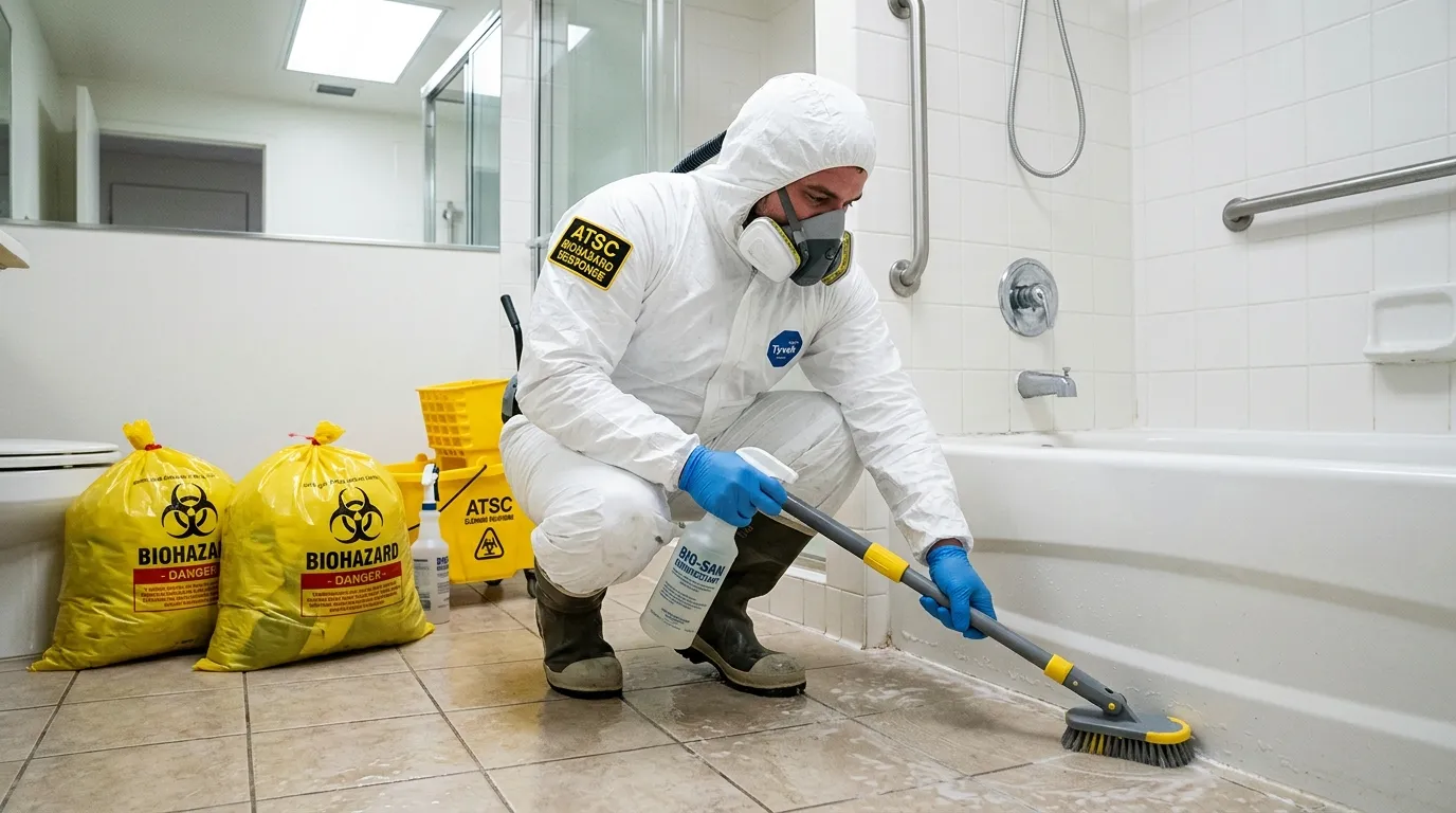 Decontamination equipment deployed for Blood Cleanup in Hartsdale